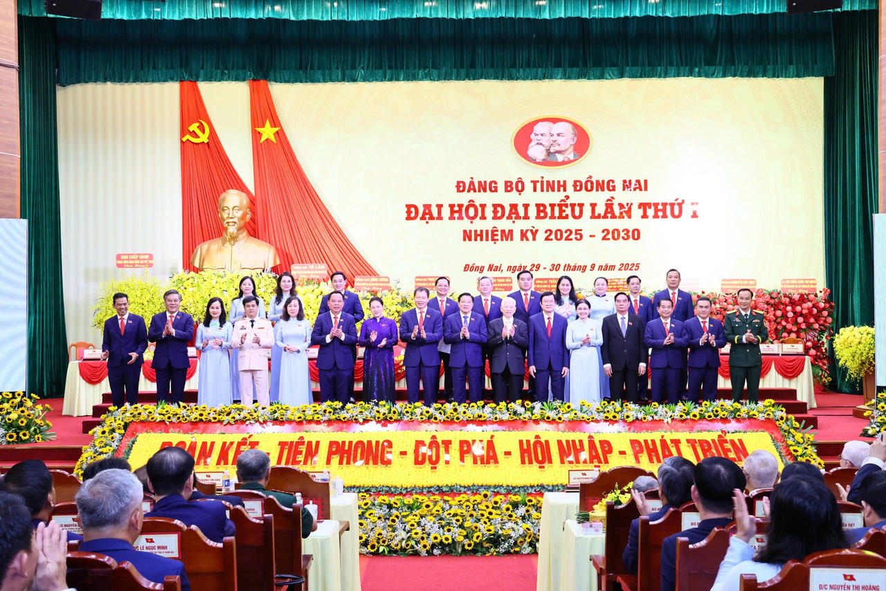 Ban Thường vụ Tỉnh ủy Đồng Nai nhiệm kỳ 2025 - 2030.