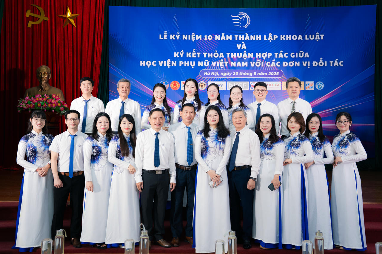 Hành trình 10 năm ghi dấu ấn của Khoa Luật Học viện Phụ nữ Việt Nam