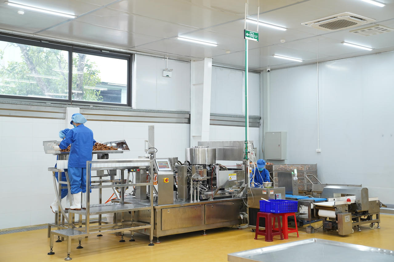 Khu vực đóng gói trong tại nhà máy