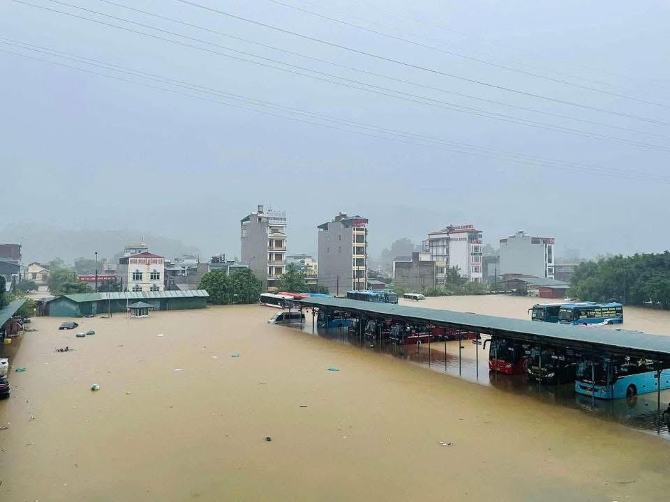 Ngập sâu tại phường Hà Giang 1, Hà Giang 2 và các xã lân cận