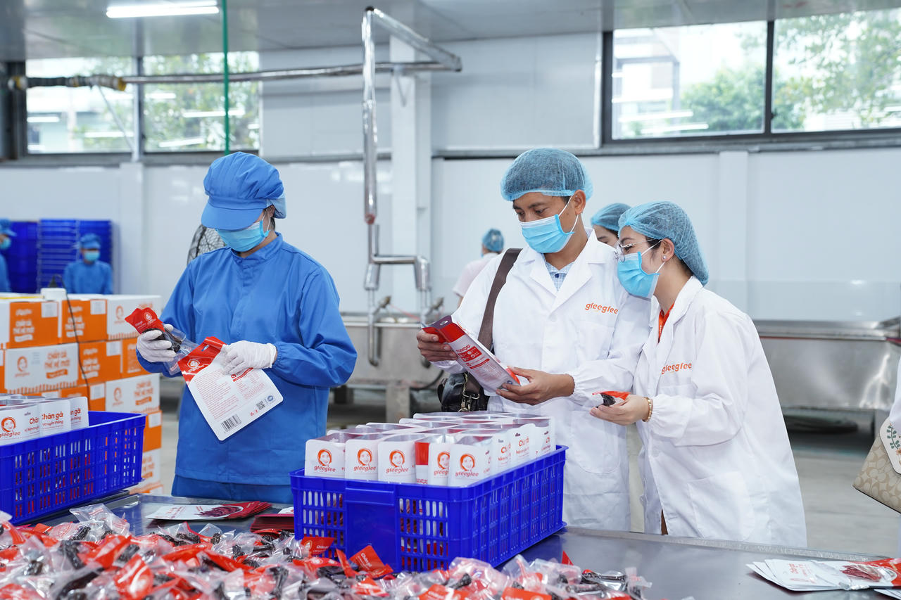 Khu vực đóng gói ngoài tại nhà máy