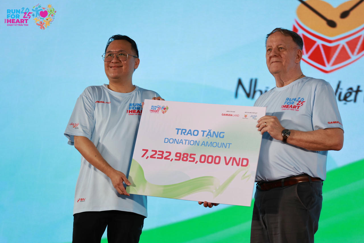 Run for the Heart 2025: Hơn một thập kỷ bền bỉ gây quỹ phẫu thuật tim, mang cơ hội sống cho hàng ngàn trẻ em Việt Nam