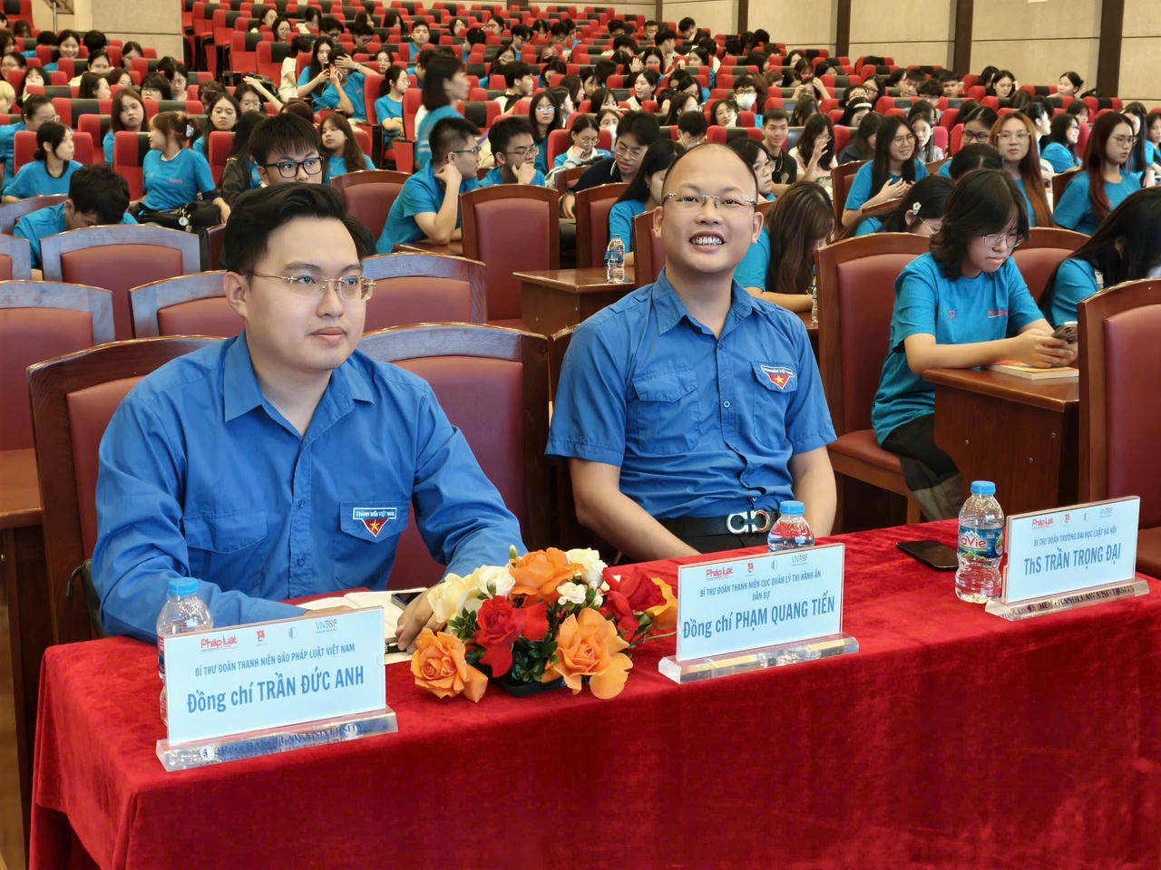 Tưng bừng Lễ mít tinh 'Đoàn Thanh niên Bộ Tư pháp nói không với thuốc lá, thuốc lá điện tử, thuốc lá nung nóng'