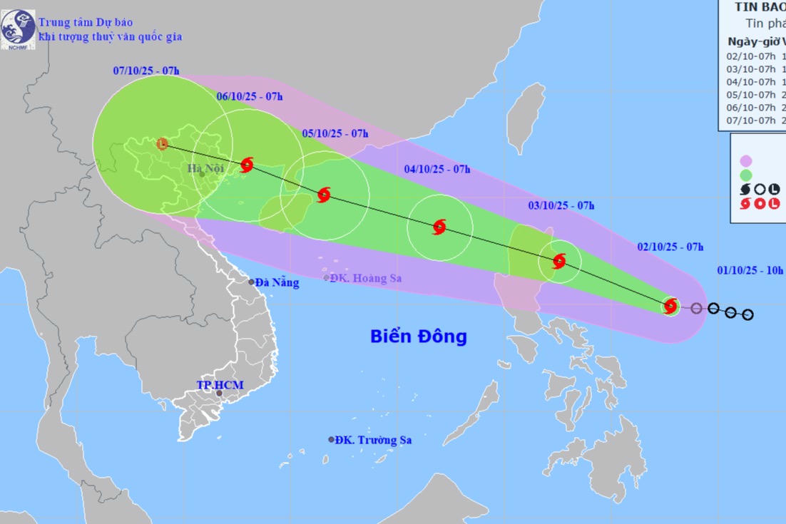 Bão Matmo vừa hình thành, dự báo khi vào Biển Đông mạnh cấp 12
