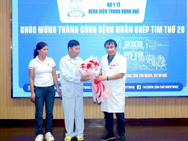 Ca ghép tim xuyên Việt thứ 20 được xuất viện tại Huế