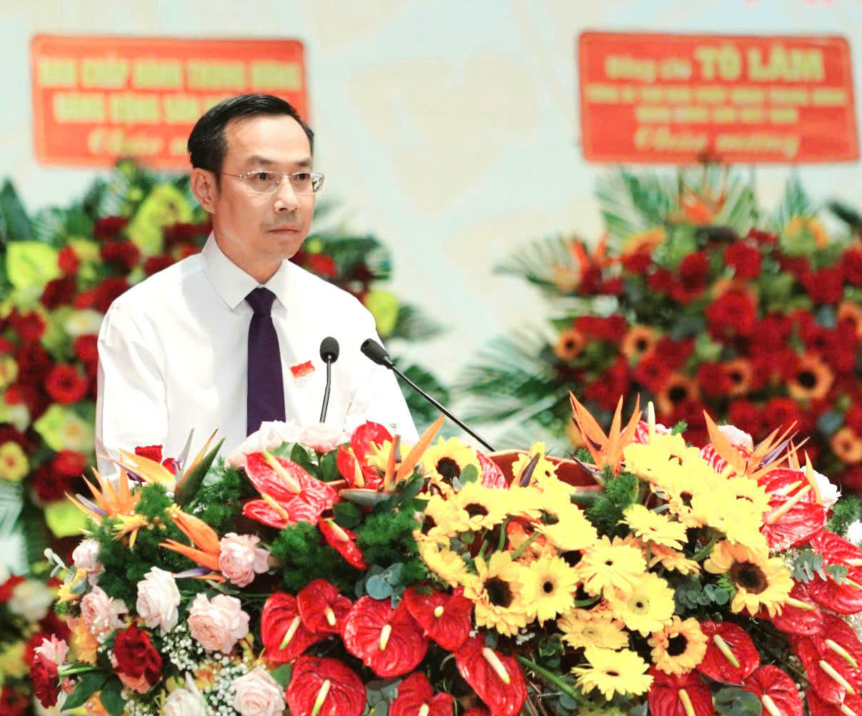 Phó Bí thư
Thường trực Tỉnh ủy, Chủ tịch HĐND tỉnh An Giang Nguyễn Thanh Nhàn thông qua
chương trình làm việc của đại hội.