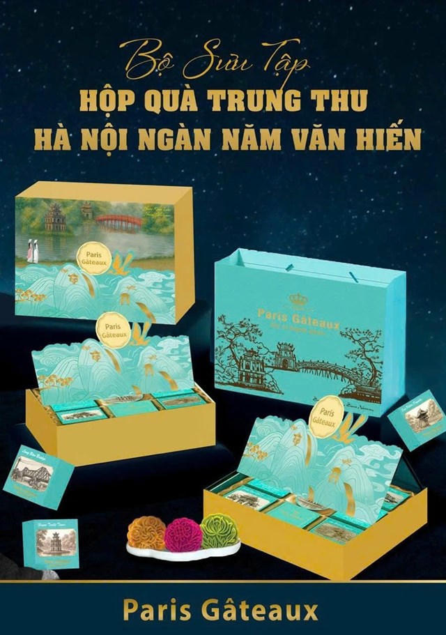 Trung thu Paris Gâteaux 2025: Khi ký ức Hà Nội xưa giao thoa cùng xu hướng ẩm thực quốc tế