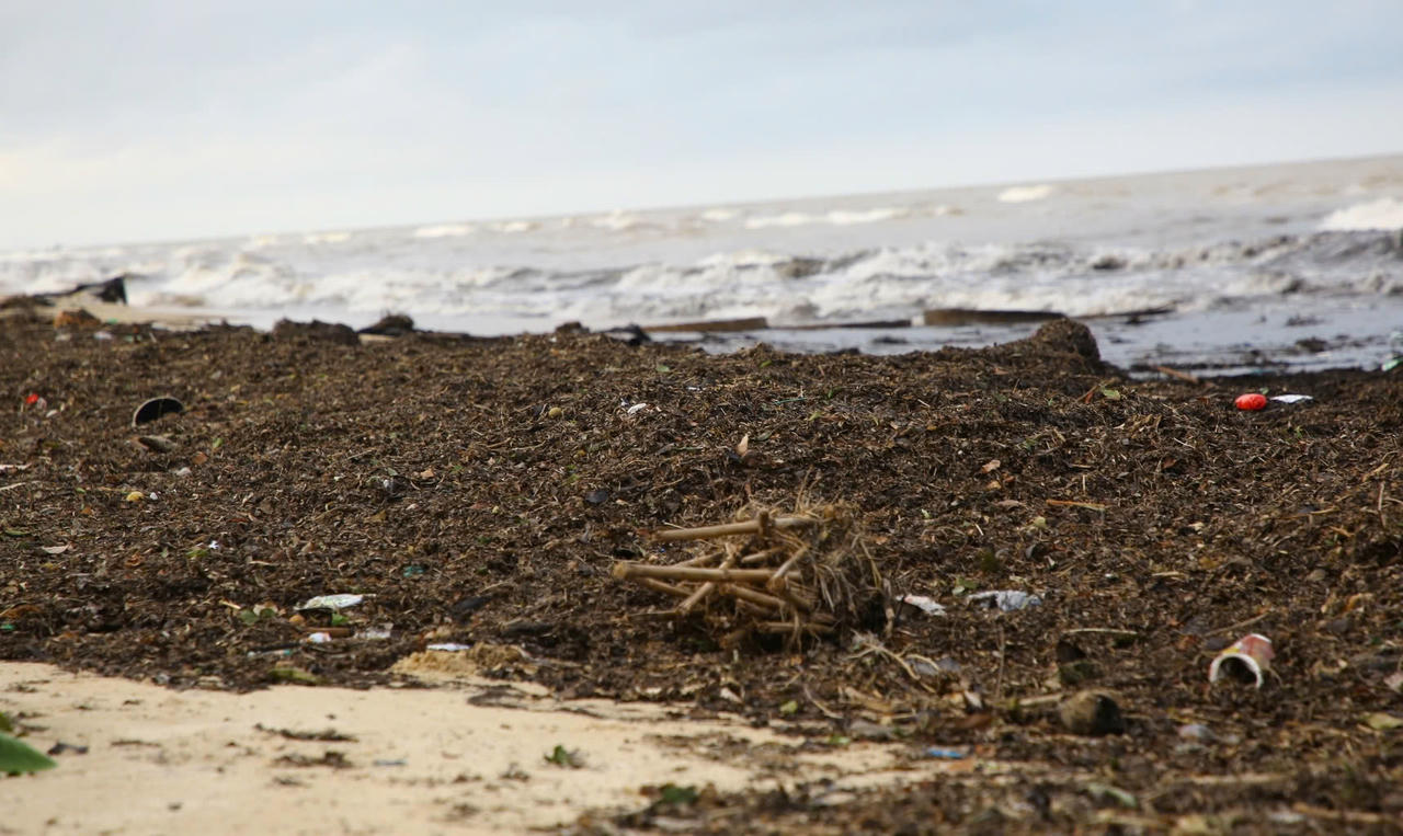 Rác thải phủ kín bãi cát trắng Nhật
Lệ sau bão số 10