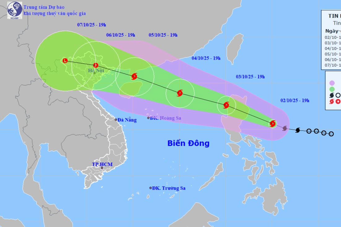 Tin mới nhất về bão Matmo