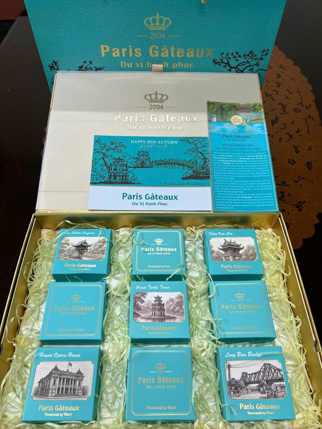 Trung thu Paris Gâteaux 2025: Khi ký ức Hà Nội xưa giao thoa cùng xu hướng ẩm thực quốc tế