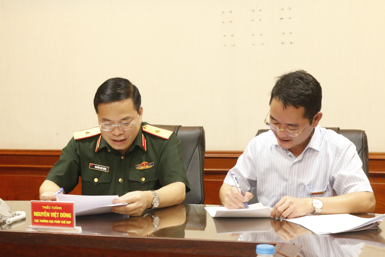 Trên cơ sở đã thống nhất, 2 bên đã tiến hành ký hợp tác phối hợp tuyên truyền, phổ biến chính sách pháp luật thực hiện Đề án 1371 nói riêng và các chương trình khác nói chung.