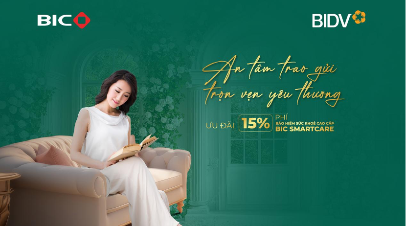 Ưu đãi 15% phí bảo hiểm sức khoẻ cao cấp BIC SmartCare mừng ngày Phụ nữ Việt Nam