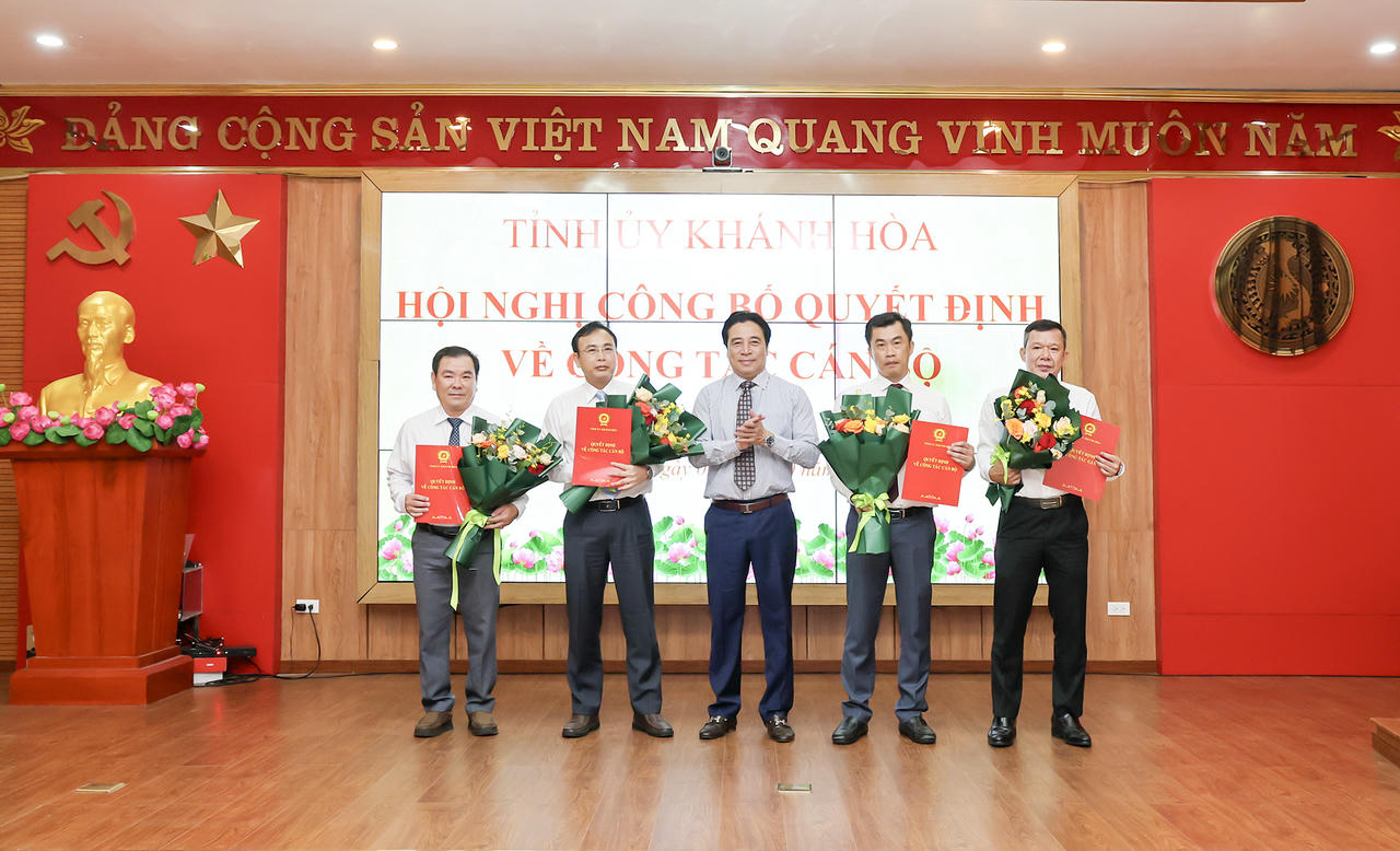 Khánh Hòa: Kiện toàn nhiều vị trí lãnh đạo chủ chốt trong hệ thống chính trị