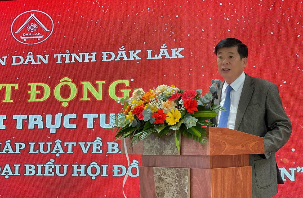 Ông Bùi Hồng Quý - Giám đốc
Sở Tư pháp tỉnh Đắk Lắk.