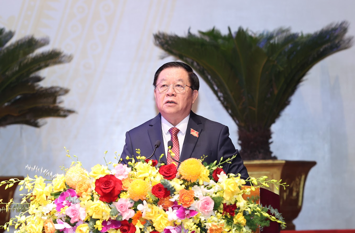 Ông Nguyễn Trọng Nghĩa, Ủy viên Bộ Chính trị, Bí thư Trung ương Đảng, Trưởng Ban Tuyên giáo và Dân vận Trung ương phát biểu chỉ đạo Đại hội.