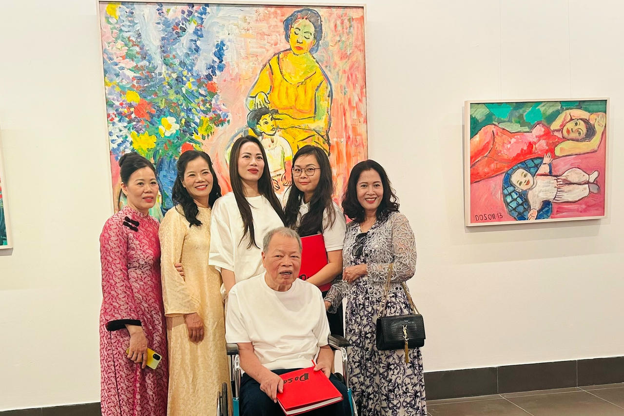 93 tác phẩm hội họa độc đáo của họa sĩ Đỗ Sơn ở tuổi 82