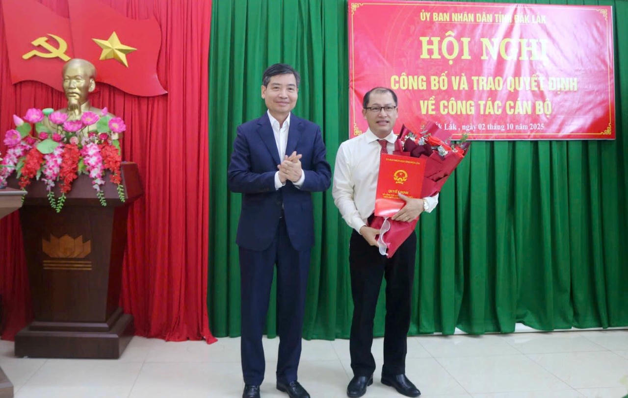 Đắk Lắk bổ nhiệm Giám đốc Ban A