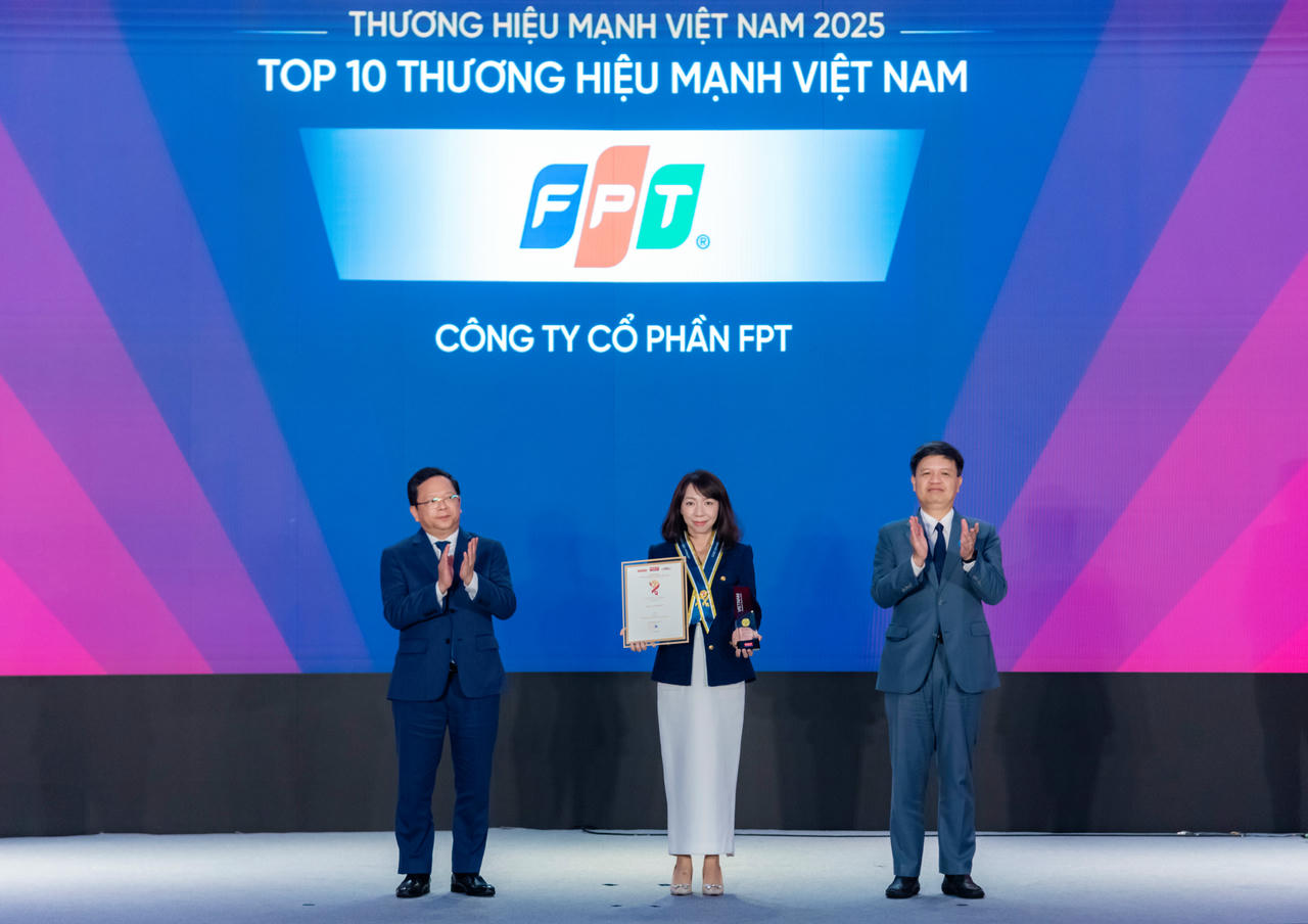Top 10 thương hiệu mạnh Việt Nam tiếp tục 'điểm danh' FPT