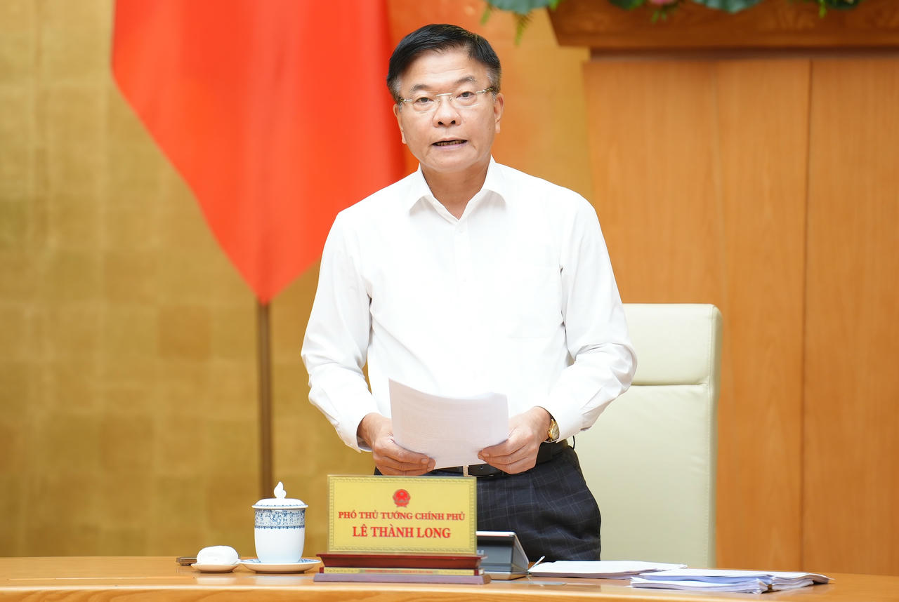 Phó Thủ tướng Lê Thành Long kết luận phiên họp.