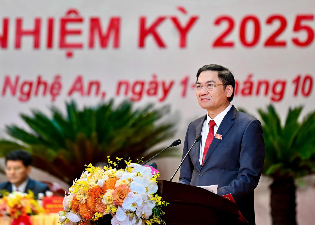 Ông Hoàng Nghĩa Hiếu - Phó bí thư Thường trực Tỉnh uỷ.