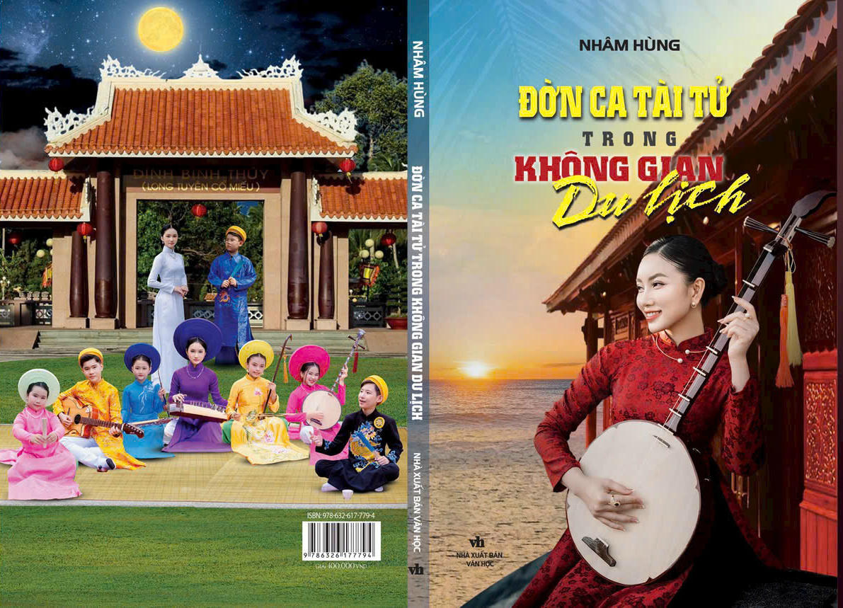 Bìa sách "Đờn ca tài tử trong không gian du lịch" của tác giả Nhâm Hùng