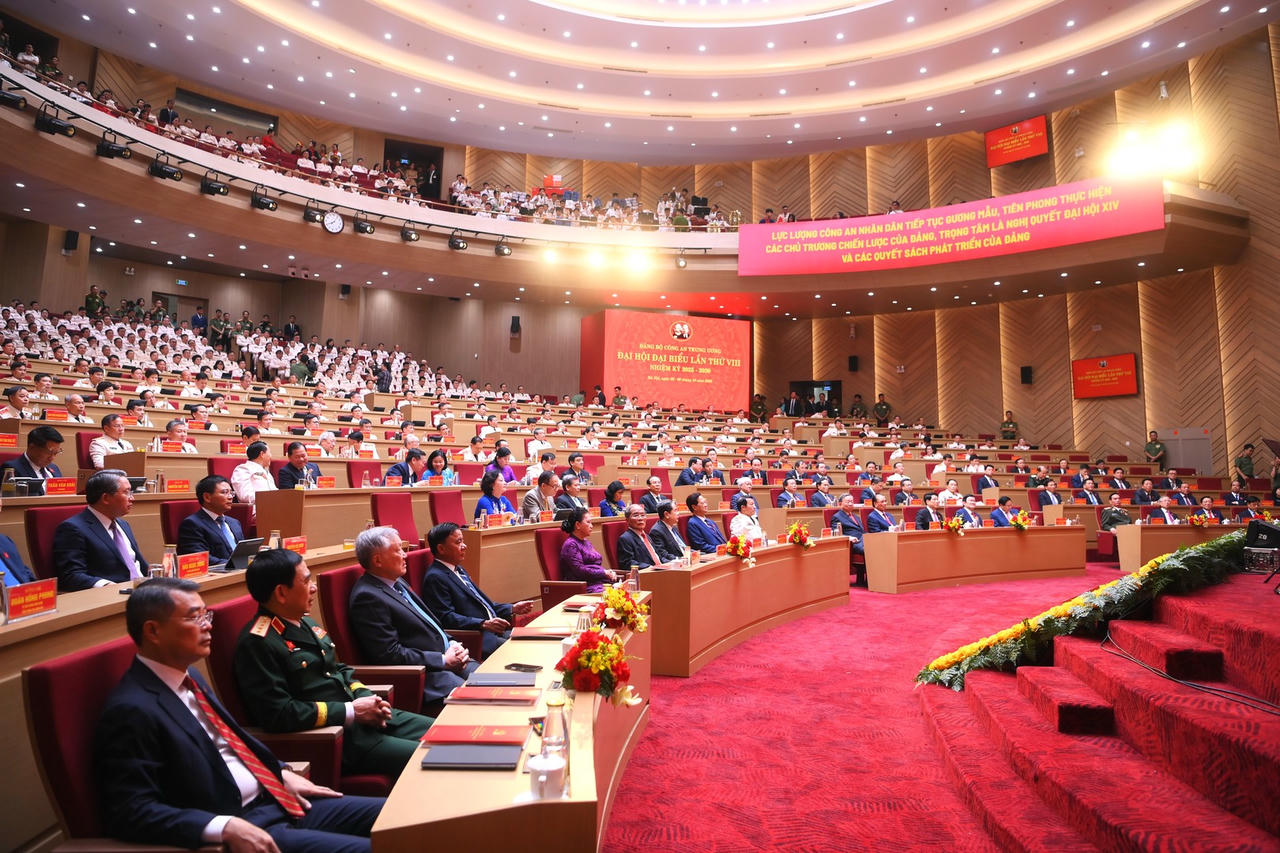 Khai mạc Đại hội đại biểu Đảng bộ Công an Trung ương lần thứ VIII, nhiệm kỳ 2025 – 2030