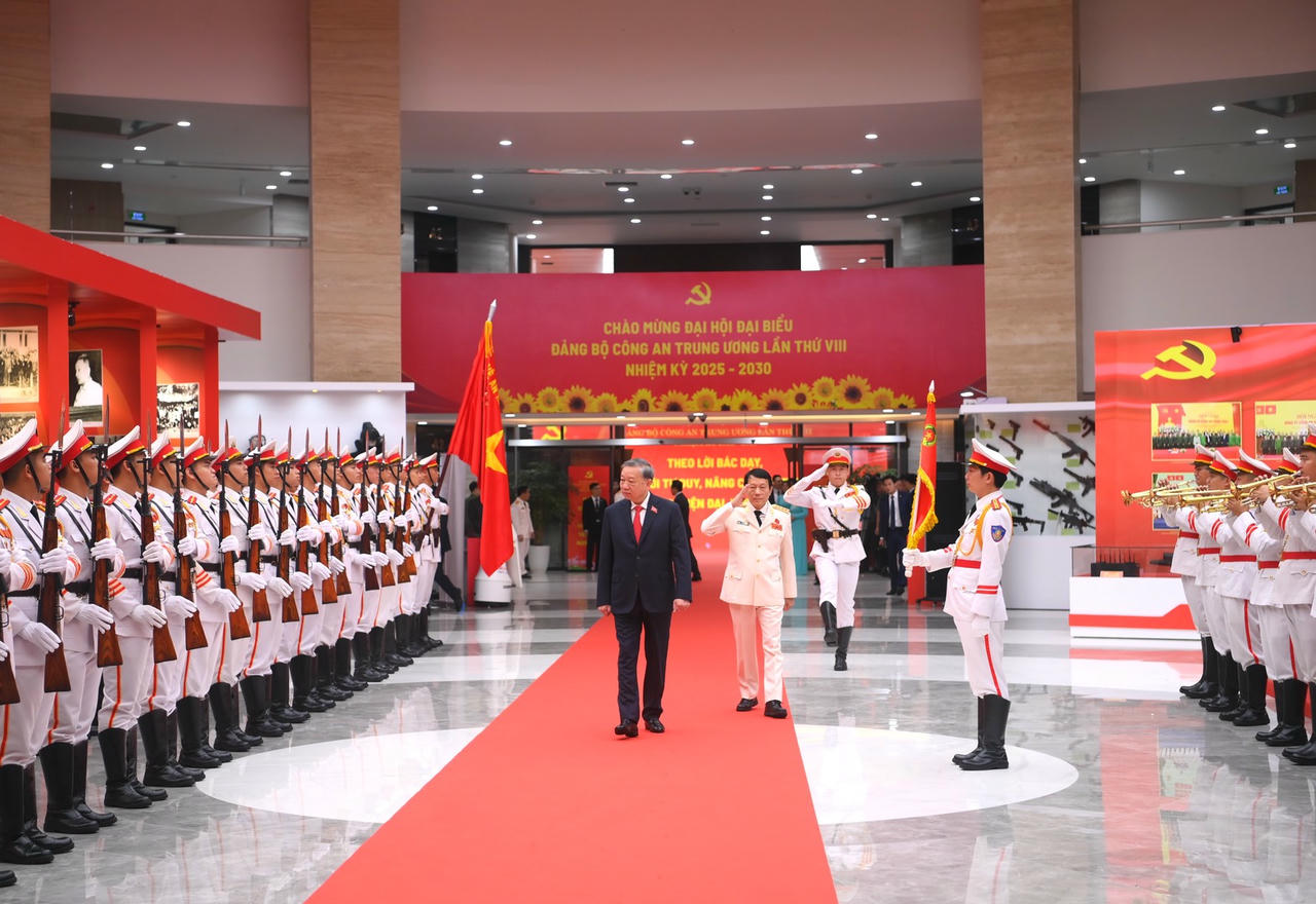 Khai mạc Đại hội đại biểu Đảng bộ Công an Trung ương lần thứ VIII, nhiệm kỳ 2025 – 2030