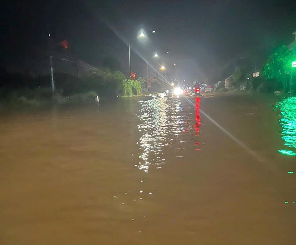 Đoạn đường nơi xảy ra vụ tai nạn.