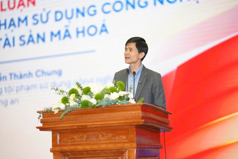 Thượng tá Nguyễn Thành Chung, Phó Trưởng phòng 4, Cục An ninh mạng và Phòng chống tội phạm sử dụng công nghệ cao (A05 - Bộ Công an) (Ảnh VBA)