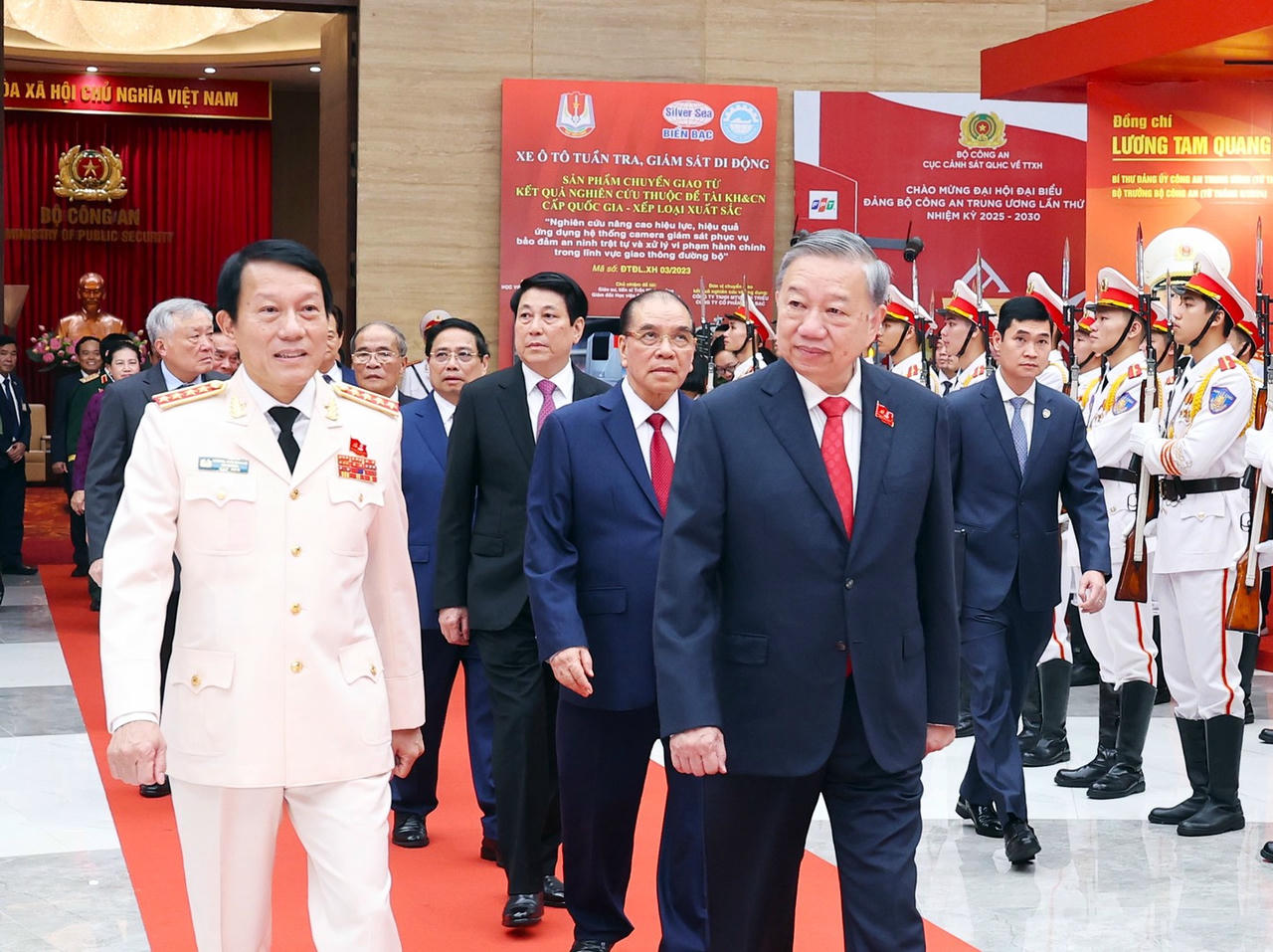 Tổng Bí thư Tô Lâm đến dự Đại hội đại biểu Đảng bộ Công an Trung ương lần thứ VIII, nhiệm kỳ 2025 – 2030.