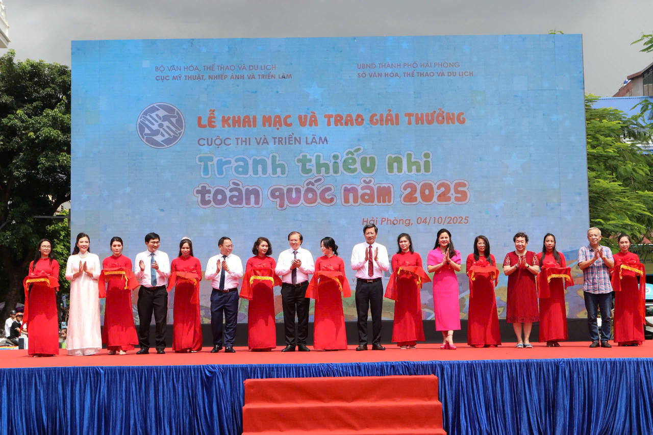 Cuộc thi và Triển lãm Tranh Thiếu nhi Toàn quốc 2025 sẽ kéo từ 4/10 đến hết ngày 13/10/2025.