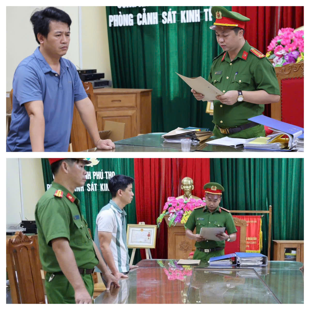  Công an tỉnh Phú Thọ đã khởi tố vụ án, khởi tố bị can, ra lệnh bắt tạm giam Giám đốc và phó Giám đốc Công ty TNHH PCCC Tomoken Việt Nam