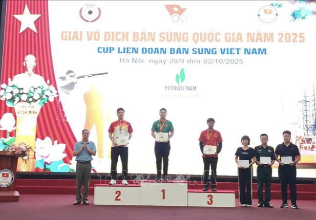 Hà Nội nhất toàn đoàn giải vô địch Bắn súng quốc gia 
