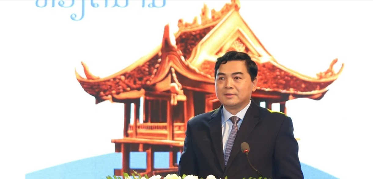 Chủ tịch UBND tỉnh Thanh Hóa Nguyễn Hoài Anh phát biểu tại chương trình.