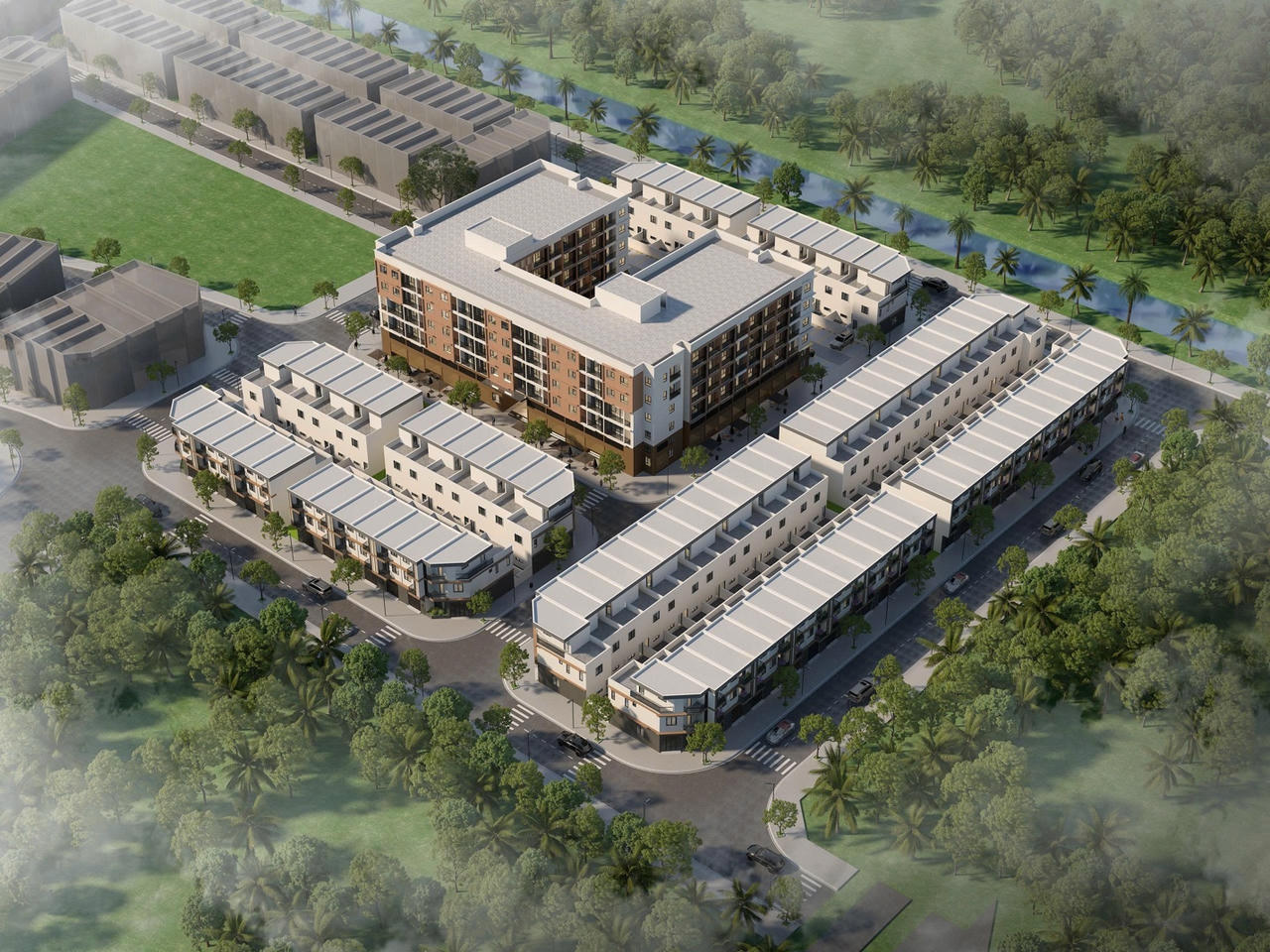 Phối cảnh dự án khu nhà ở xã hội phường Bách Quang.