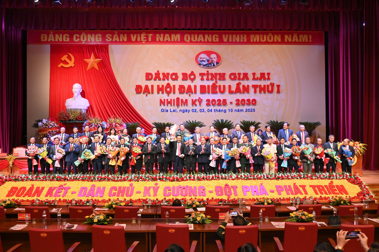 Bế mạc Đại hội đại biểu Đảng bộ tỉnh Gia Lai lần thứ I, nhiệm kỳ 2025 - 2030