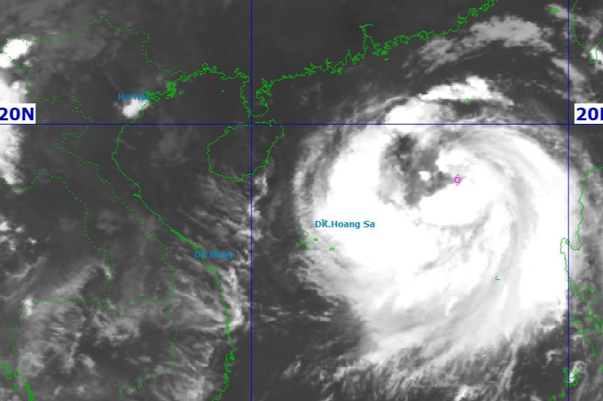Bão số 11 cách Hoàng Sa 470km