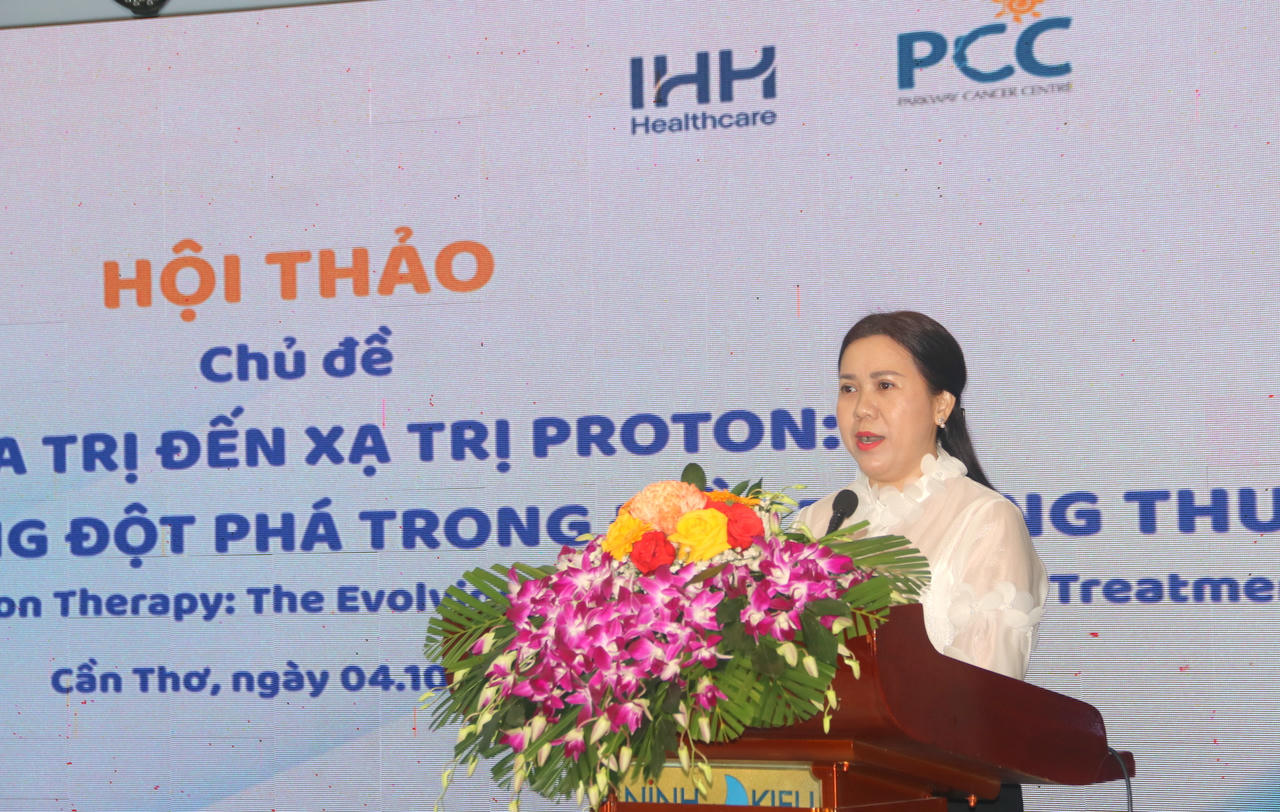 Bà Nguyễn Thị Hồng Nga - Chủ tịch Ủy ban MTTQ Việt Nam  phường Ninh Kiều đánh giá cao lợi ích hội thảo mang lại.