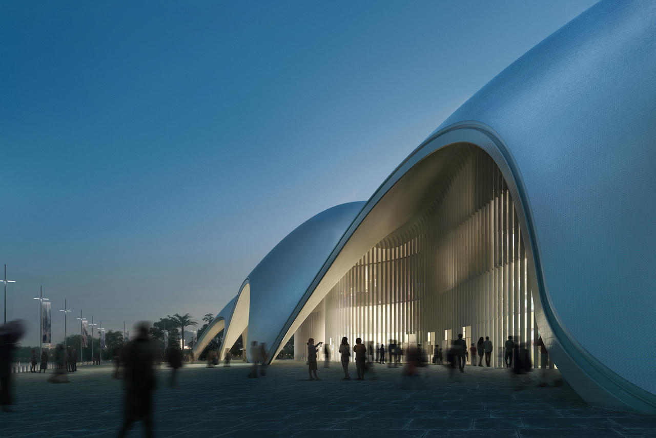 Nhà hát Opera Hà Nội với mái vòm lấy cảm hứng từ sóng nước Hồ Tây mềm mại  