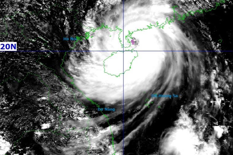 Bão khả năng đổ bộ khu vực tỉnh Quảng Ninh tiếp giáp Trung Quốc