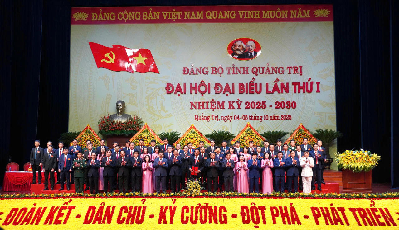Ban
Chấp hành Đảng bộ tỉnh Quảng Trị khóa I, nhiệm kỳ 2025-2030. 