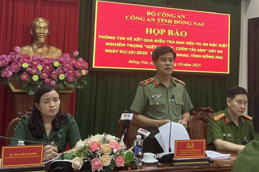 Trọng án 3 người bị sát hại tại Đồng Nai: Động cơ chính của nghi phạm là cướp tài sản, không có yếu tố mâu thuẫn cá nhân