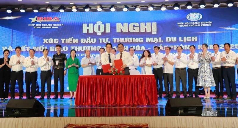 Hội nghị xúc tiến thương mại và kết nối giao thương Thanh Hóa - Hải Phòng năm 2025.