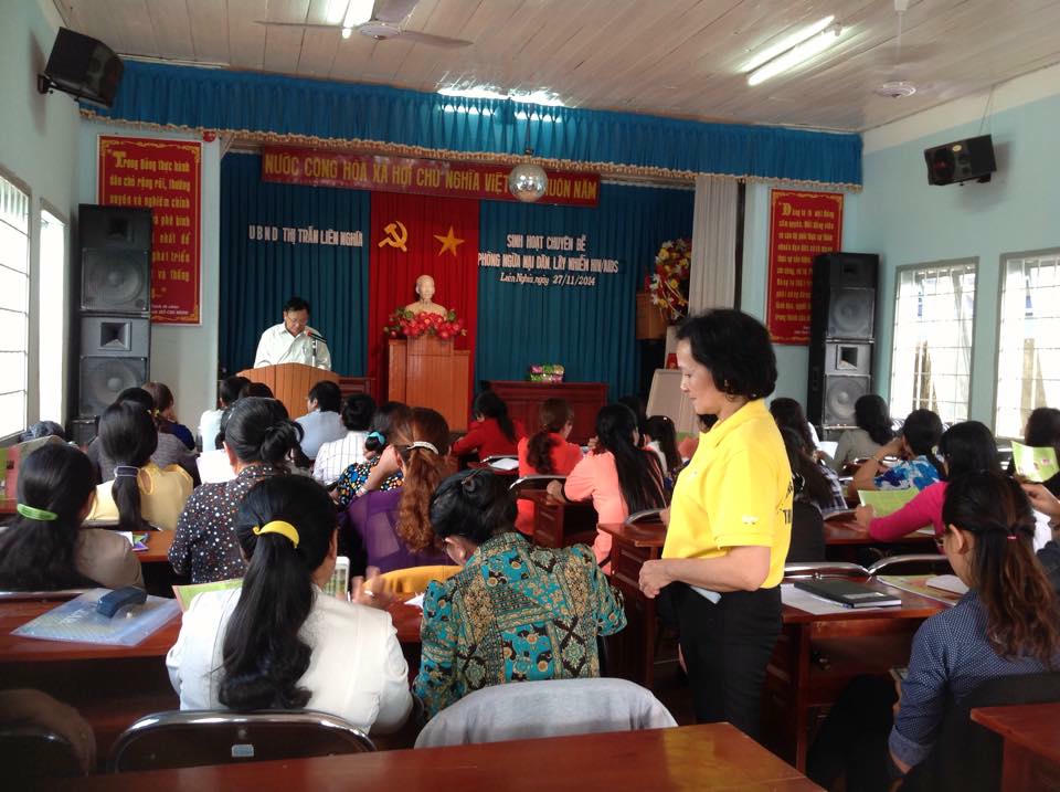 Các buổi tập huấn là cơ hội để cán bộ cơ sở làm công tác phòng chống tệ nạn xã hội nâng cao kiến thức.