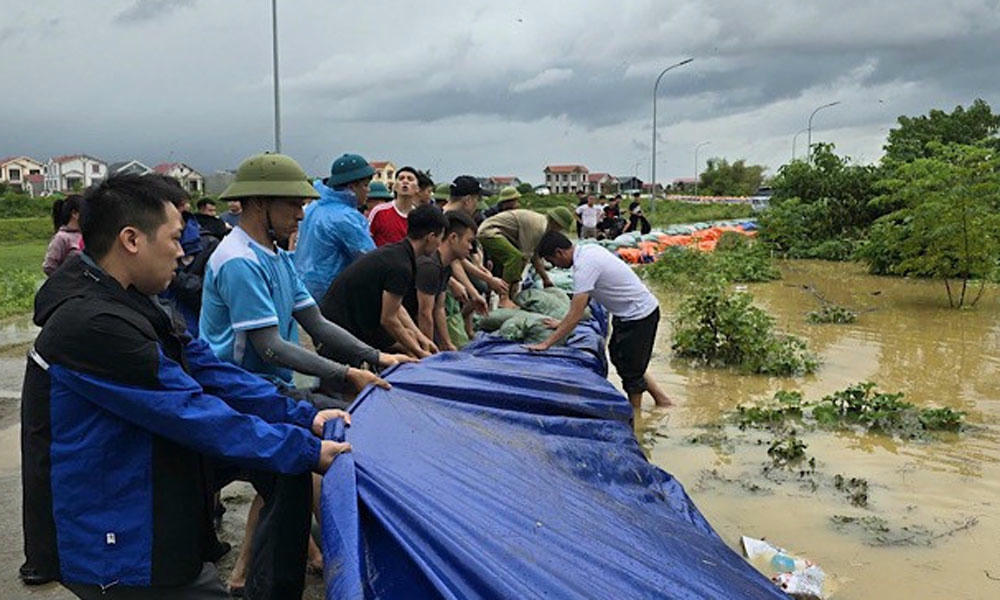 Bắc Ninh: Cảnh báo lũ trên các sông, mực nước đang dâng cao ở mức báo động