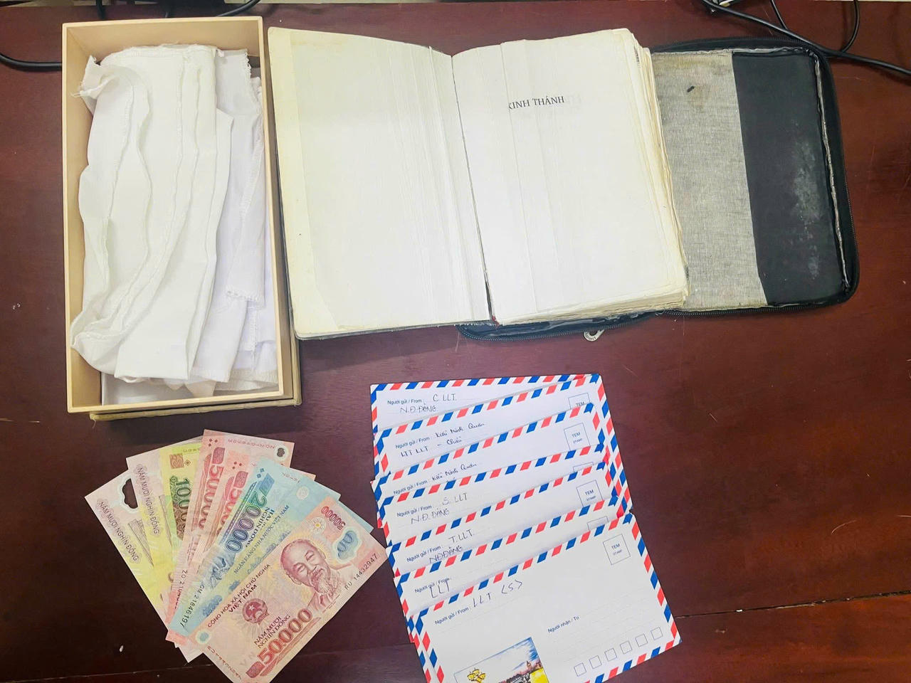 Tang vật cơ quan Công an thu giữ tại hiện trường.