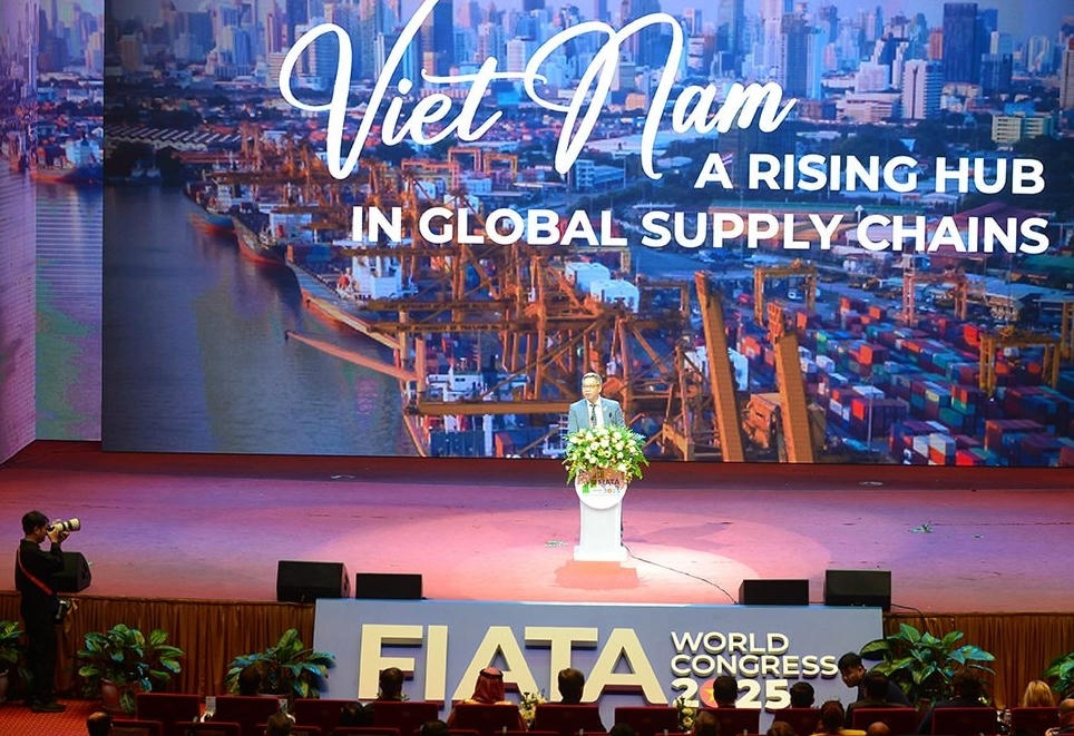 Ông Đào Trọng Khoa - Chủ tịch Hiệp hội Doanh nghiệp dịch vụ logistics Việt Nam (VLA) phát biểu.