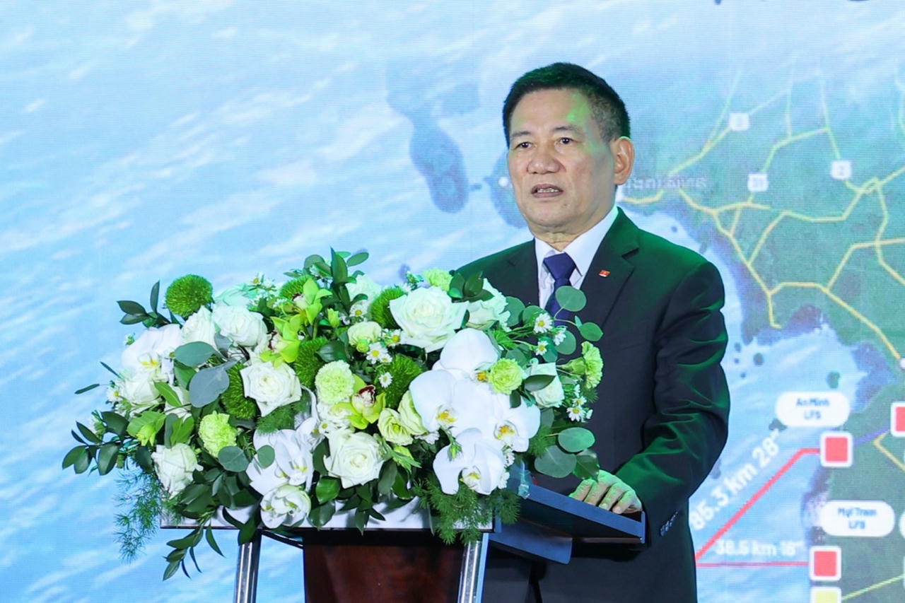 Phó Thủ tướng Hồ Đức Phớc phát biểu chỉ đạo tại lễ ký kết tín dụng giữa Petrovietnam và Vietcombank. (Ảnh: Petrovietnam).