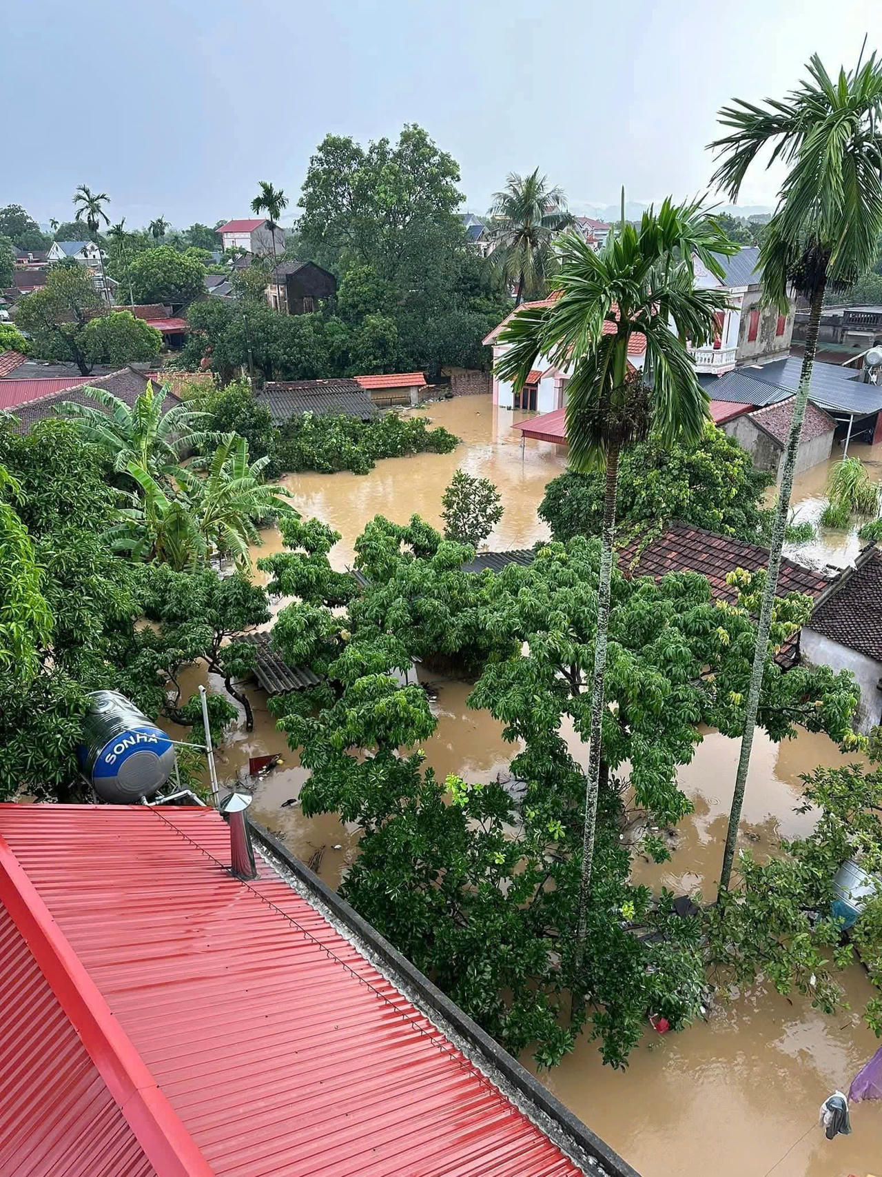 Nước tràn đê bối ở Bắc Ninh, hàng trăm hộ dân phải di dời khẩn cấp trong đêm