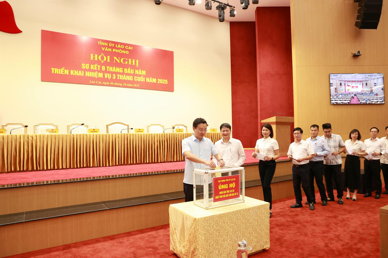 Lào Cai kêu gọi ủng hộ khắc phục hậu quả do cơn bão số 10 gây ra